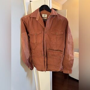 Bing & Harris EUC Men's Rust Brown Cotton Field Jacket - Utility Pockets